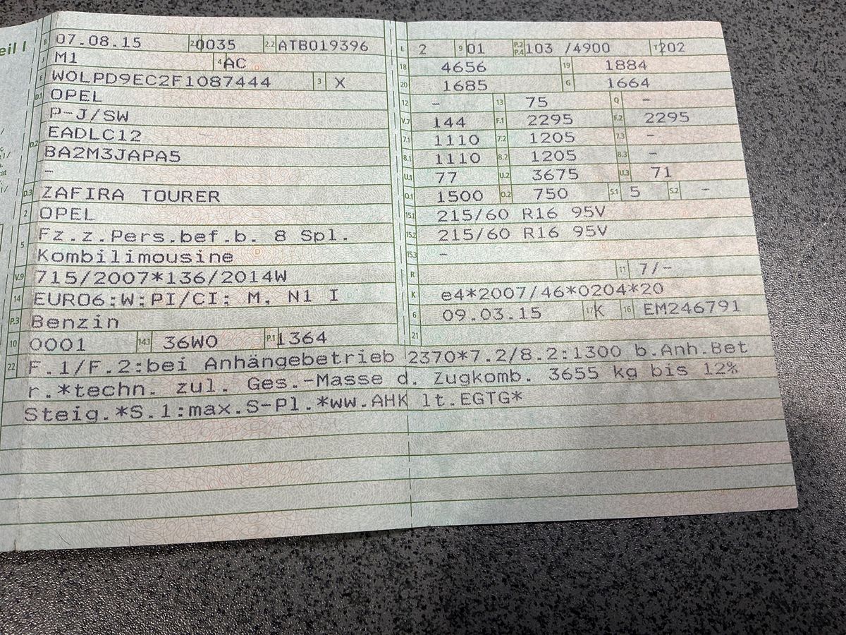 Opel Zafira d'occasion