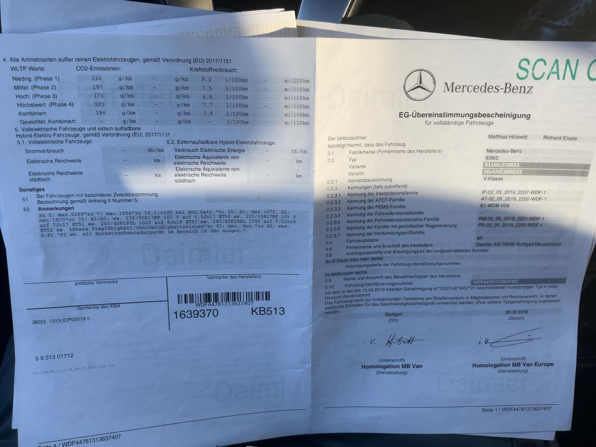 Mercedes-Benz V-Klasse d'occasion