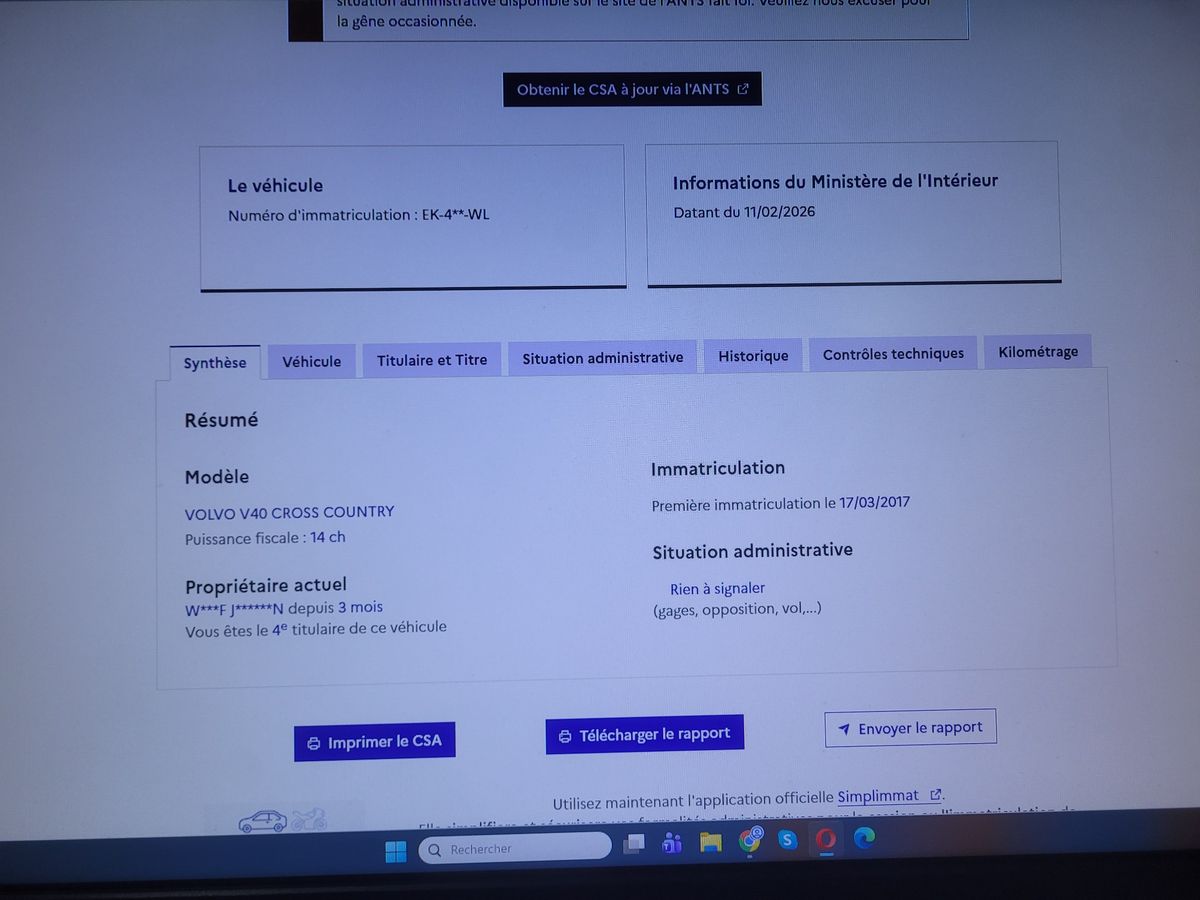 Volvo V40 d'occasion