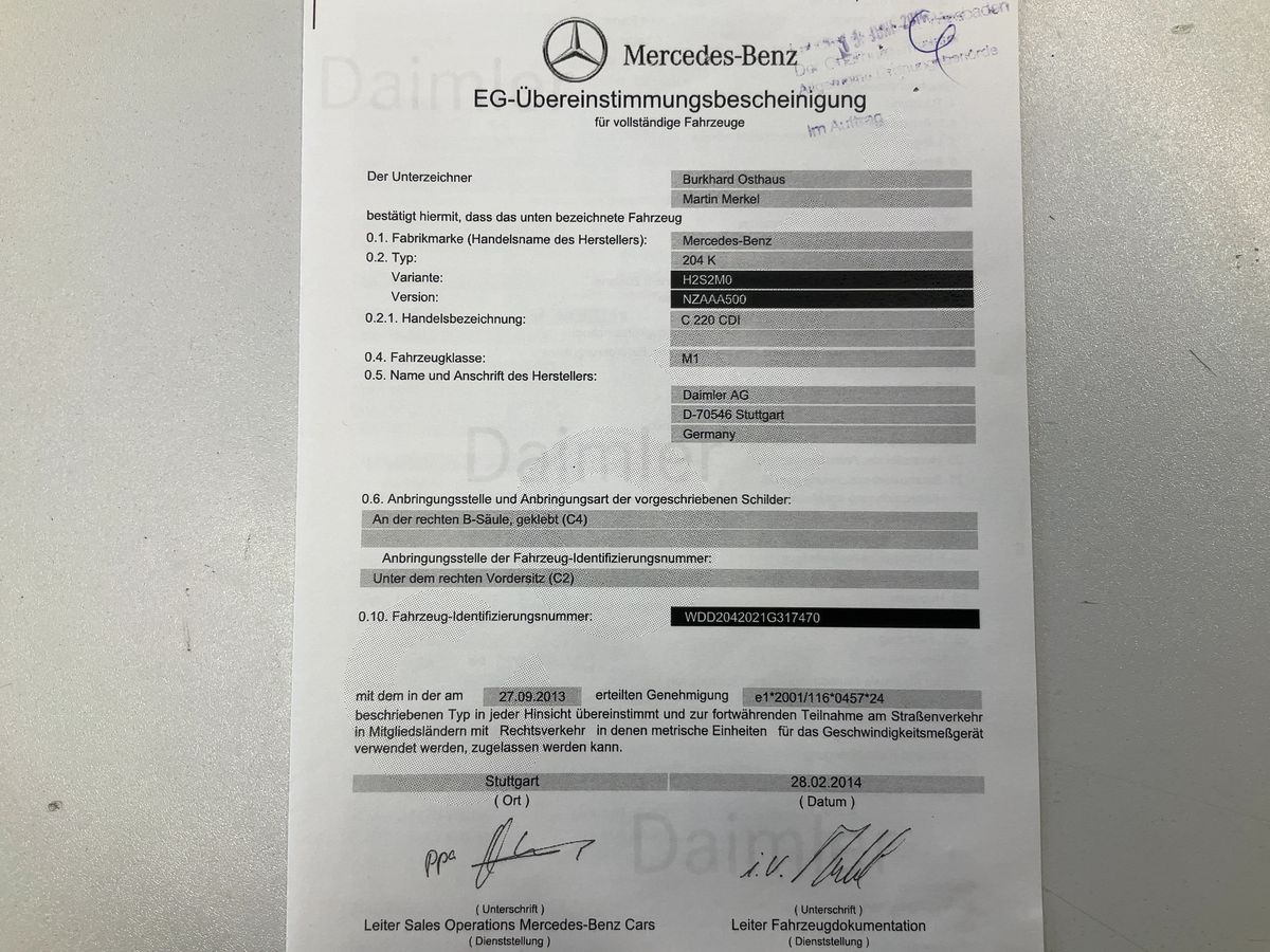 Mercedes-Benz C-Klasse d'occasion