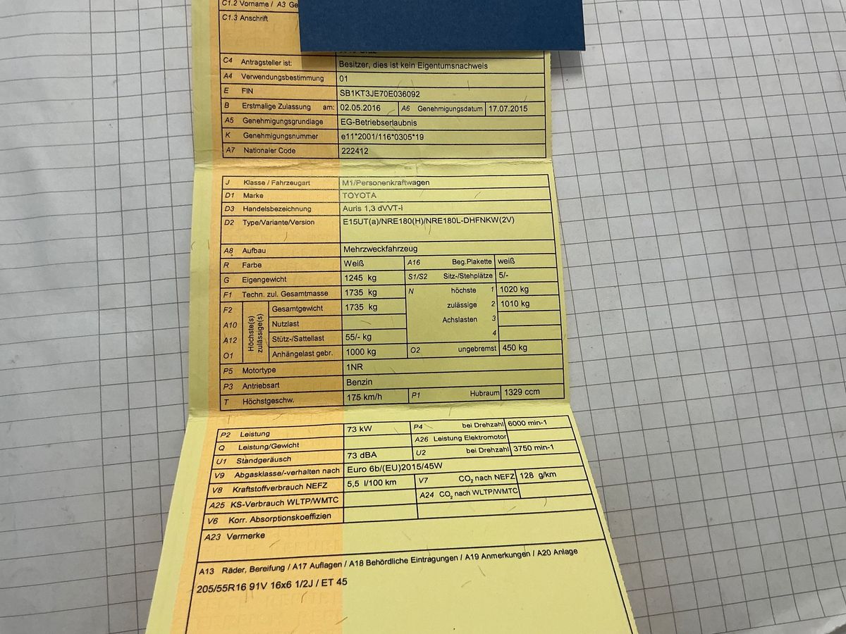 Toyota Auris d'occasion