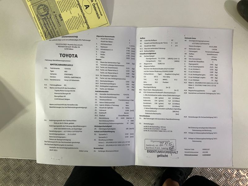 Toyota Verso 1.6 Young — zdjęcie 16