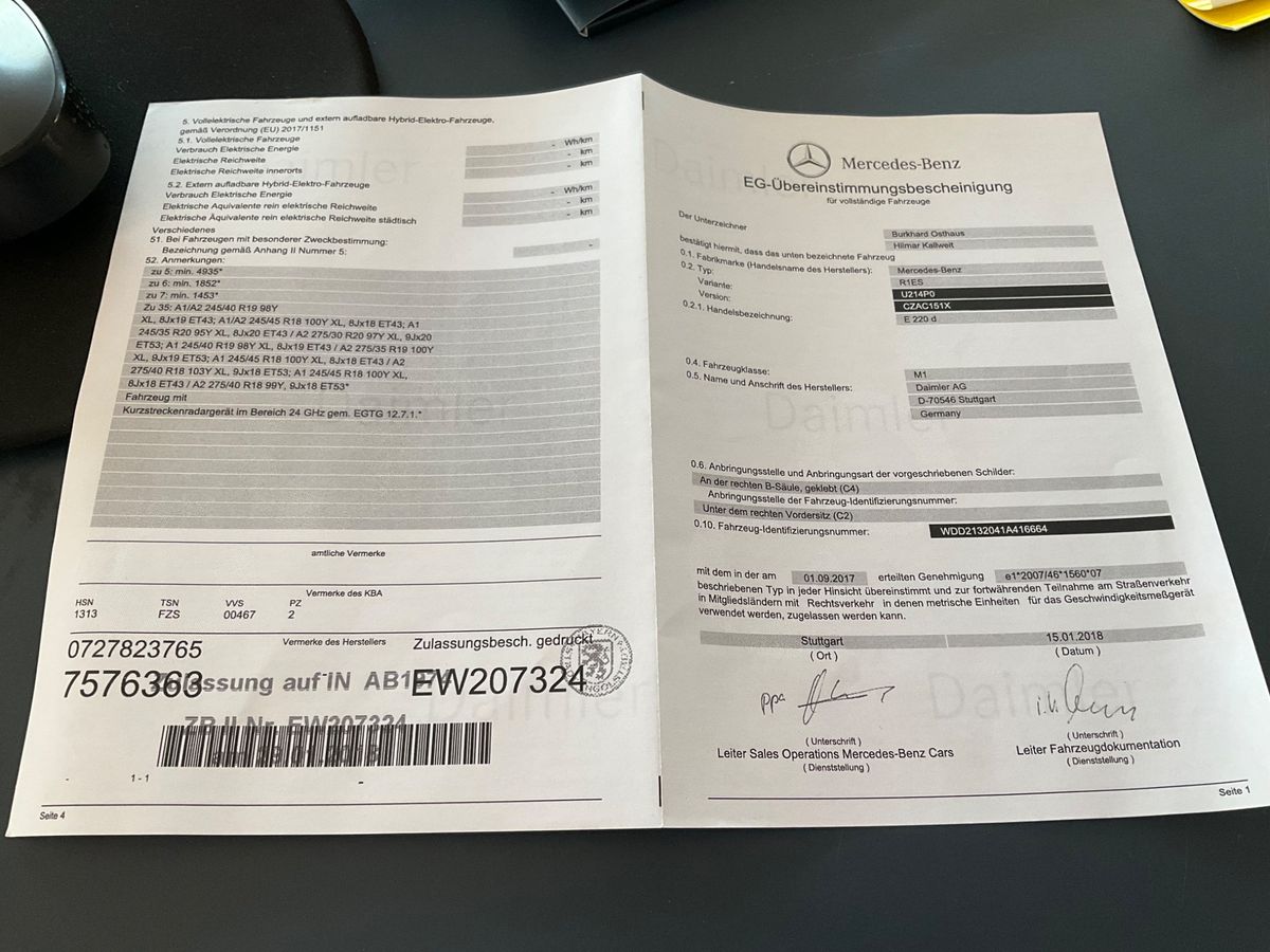 Mercedes-Benz E-Klasse d'occasion