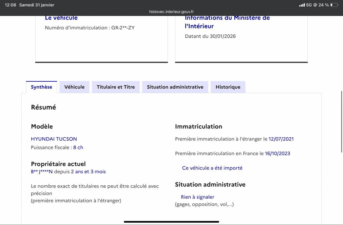 Hyundai Tucson d'occasion