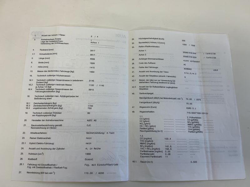 Audi A4 2.0 TDI Ambiente 2013 – снимка 21