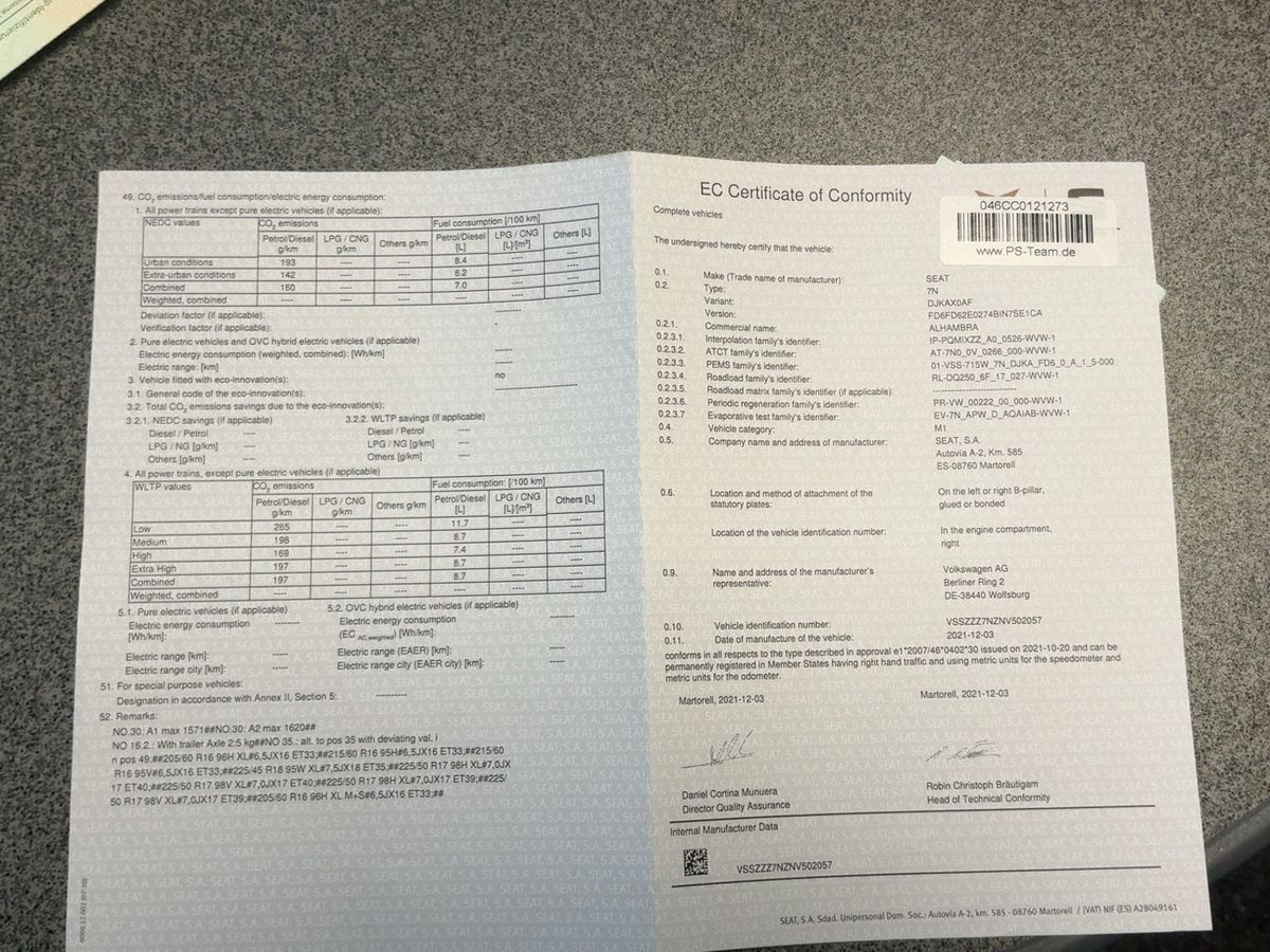 Seat Alhambra d'occasion