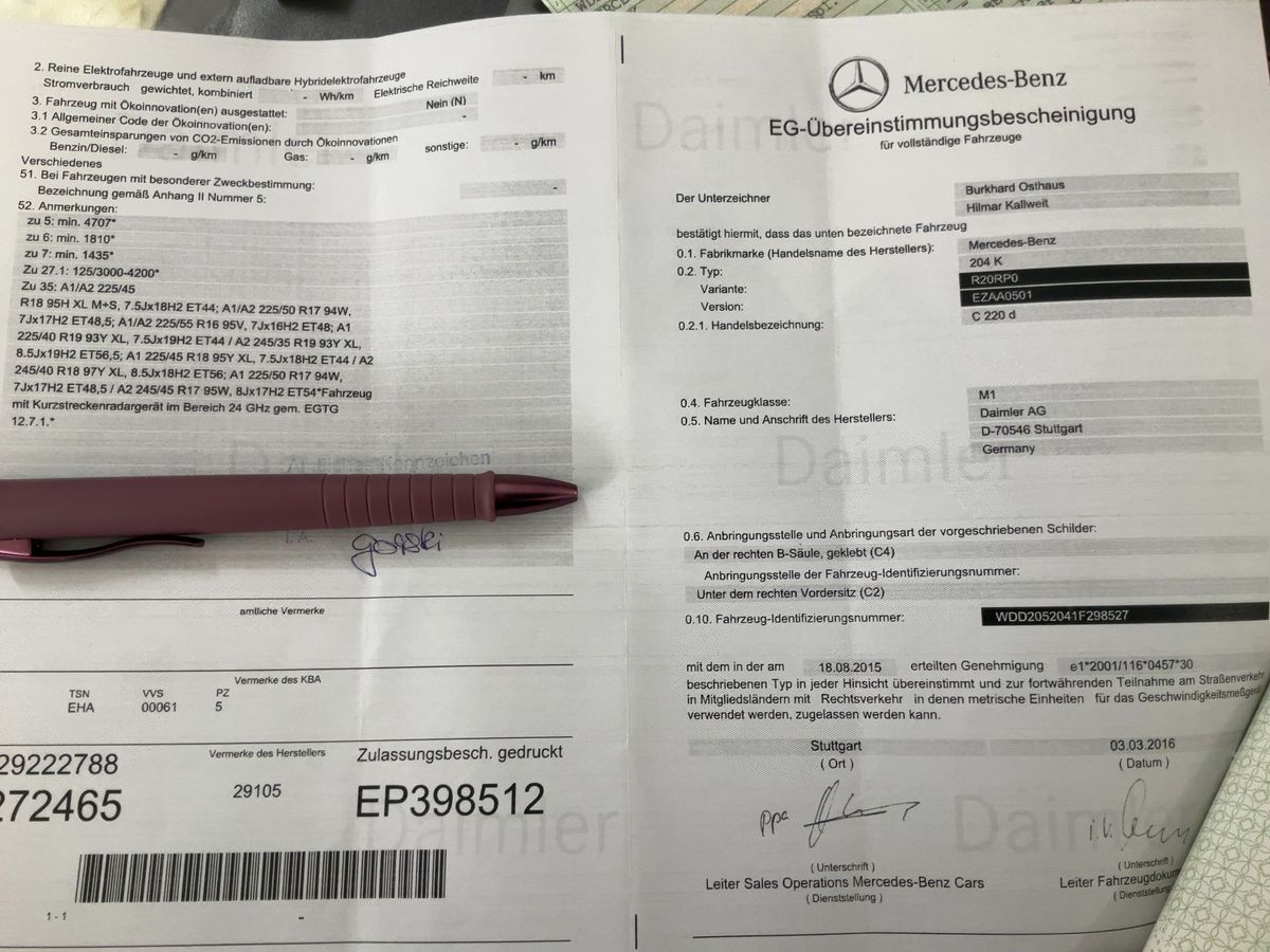 Mercedes-Benz C-Klasse d'occasion