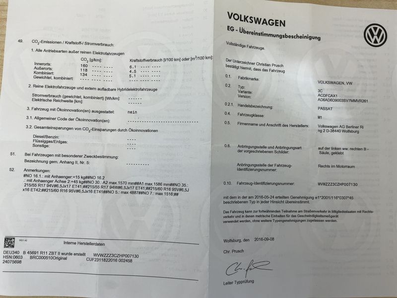 Volkswagen Passat 2.0 TDI Comfortline 4Motion BlueMotion Tech — zdjęcie 16