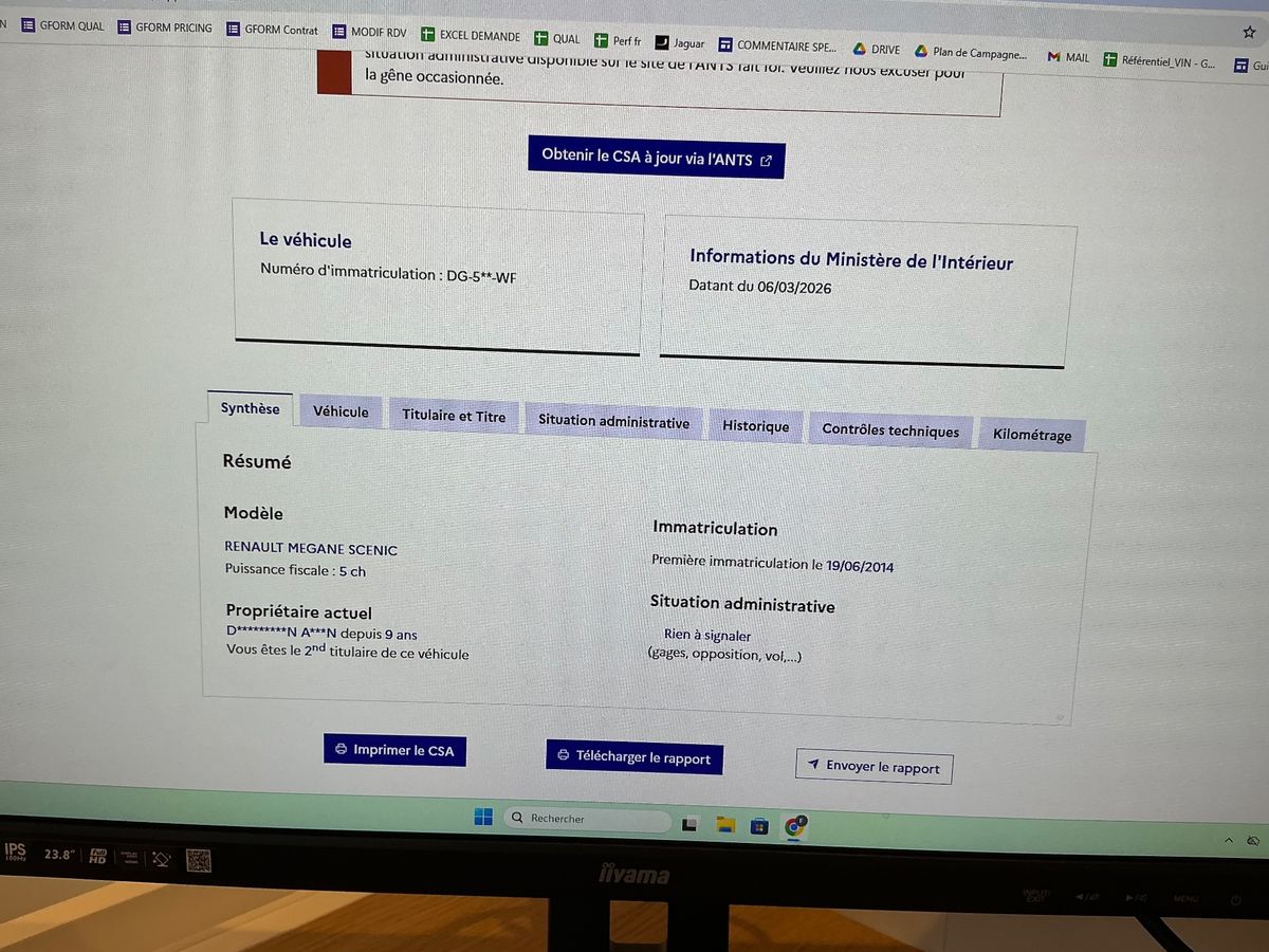 Renault Scenic d'occasion