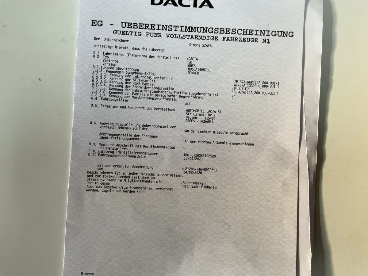 Dacia Dokker d'occasion