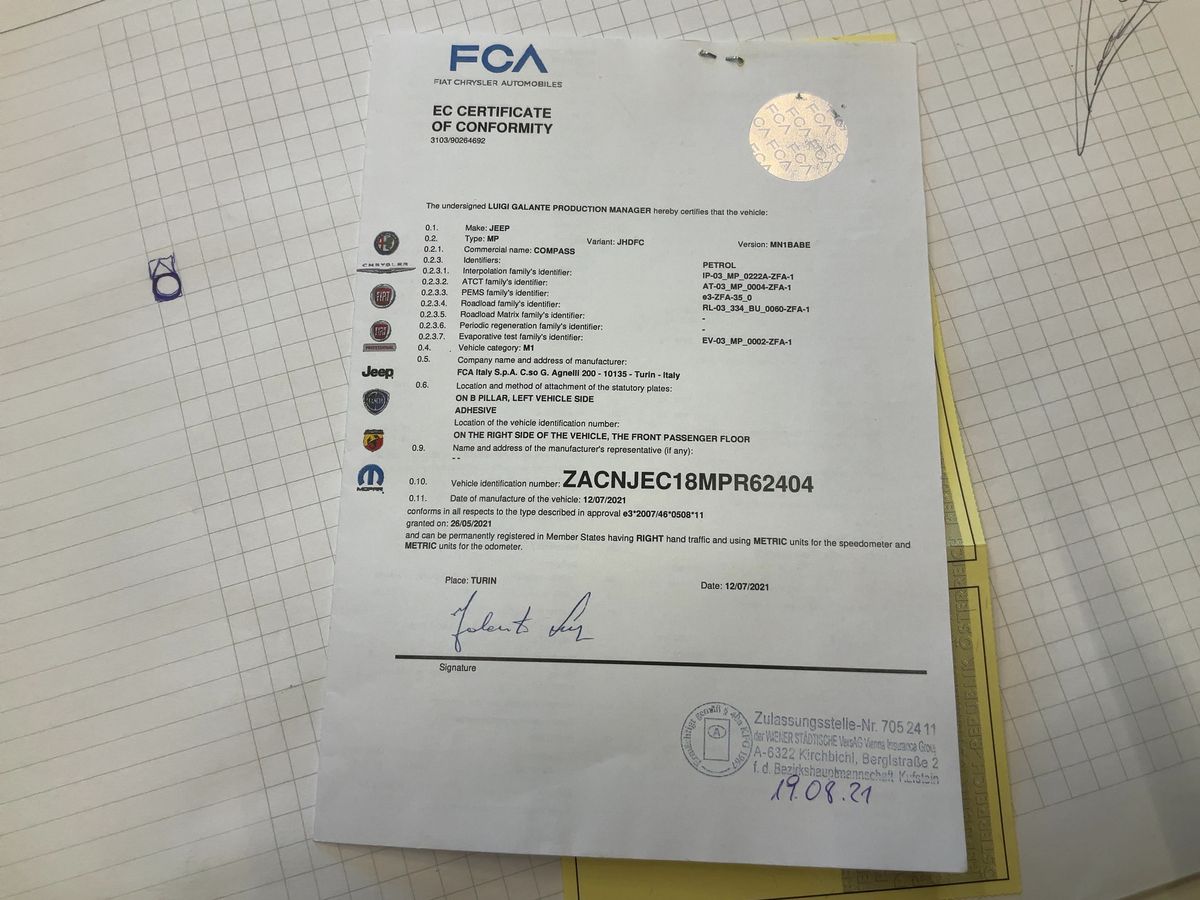 Jeep Compass d'occasion