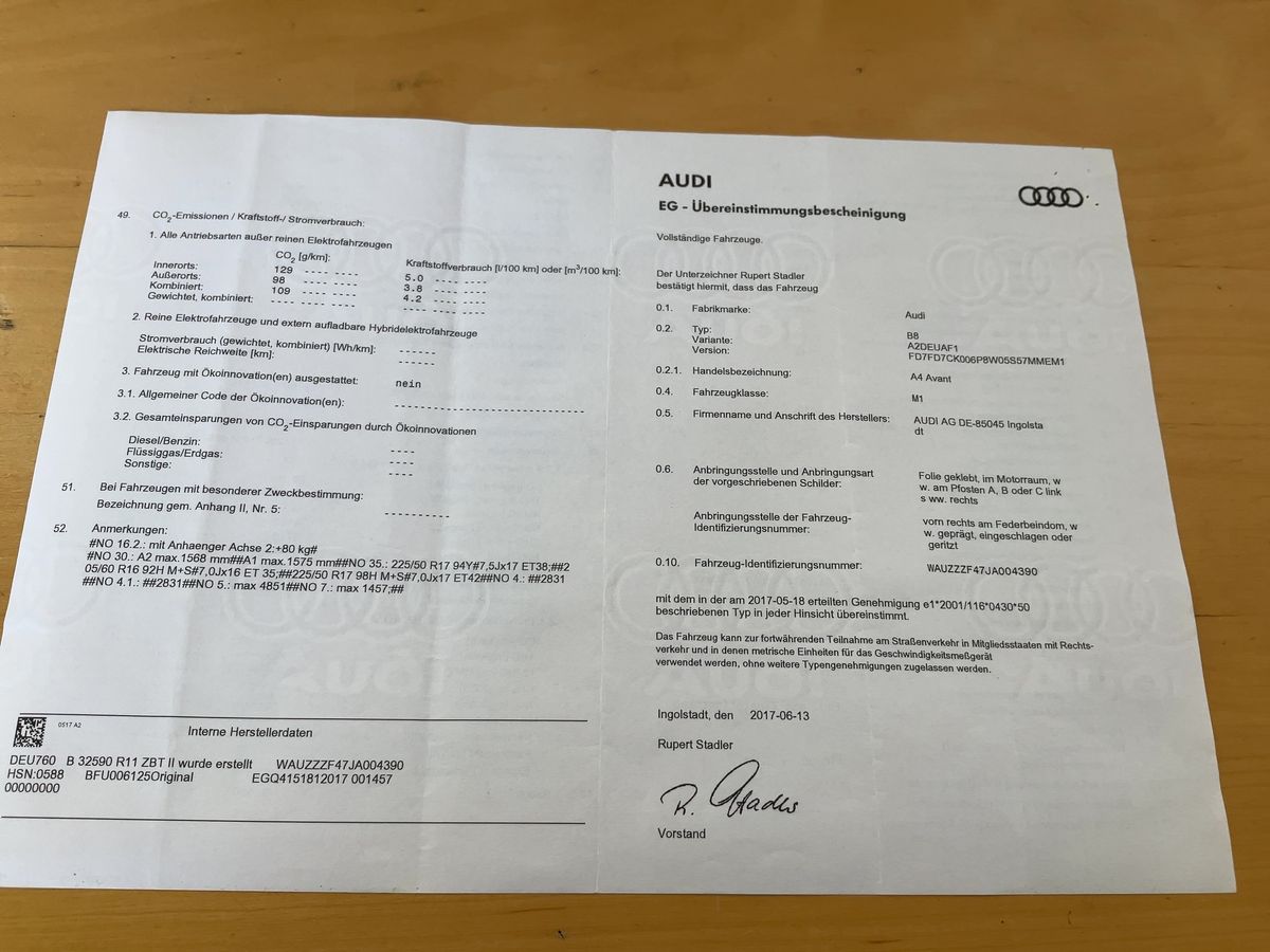 Audi A4 d'occasion
