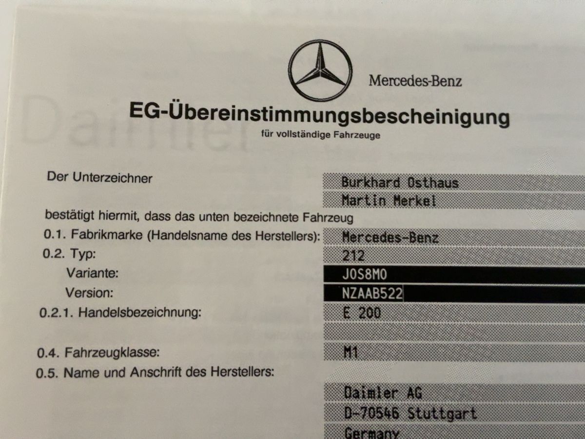Mercedes-Benz E-Klasse d'occasion