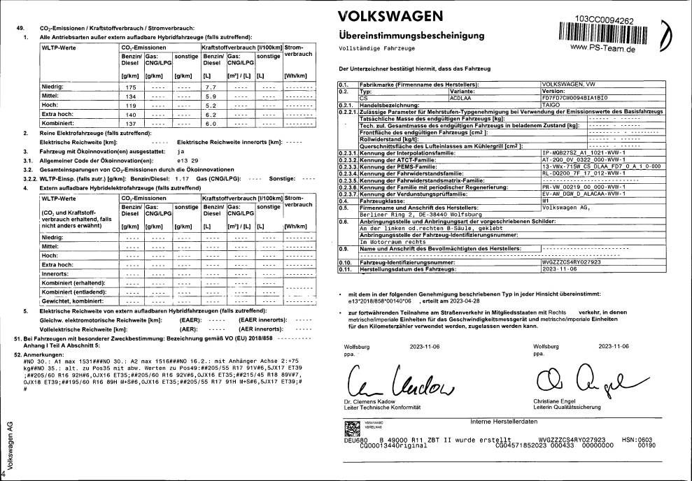 Volkswagen Taigo d'occasion