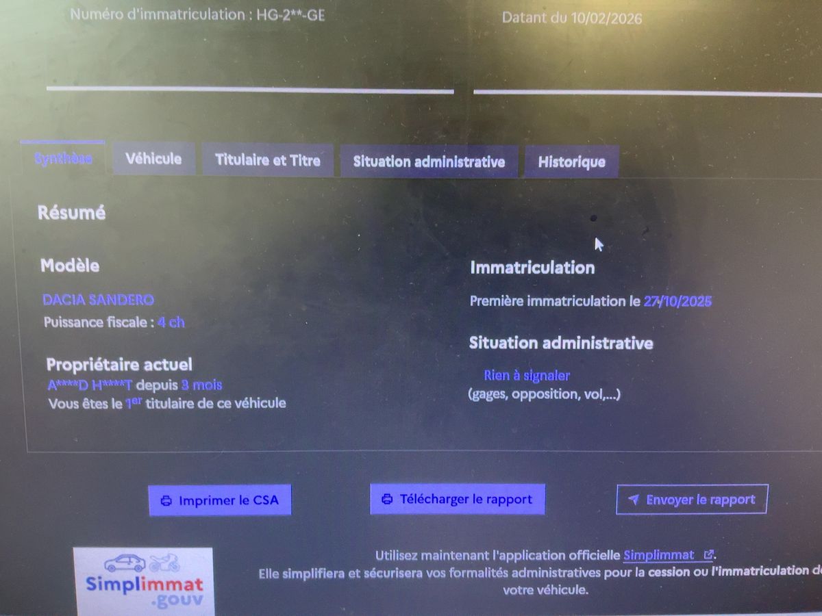 Dacia Sandero d'occasion