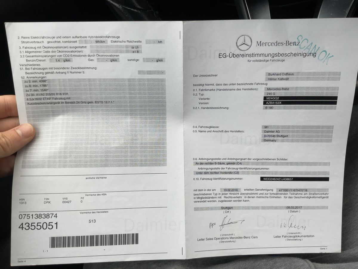 Mercedes-Benz B-Klasse d'occasion