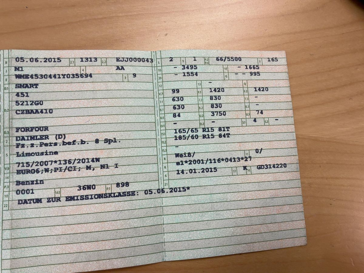 Smart forfour d'occasion