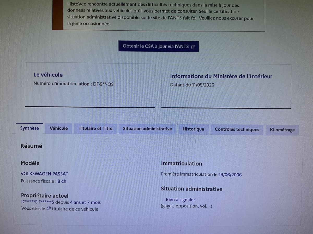 Volkswagen Passat d'occasion