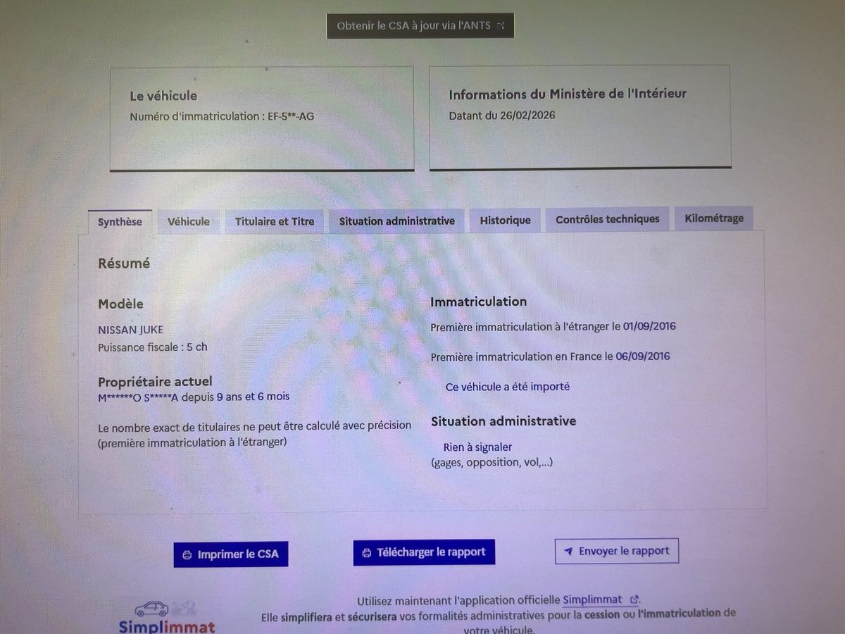 Nissan Juke d'occasion