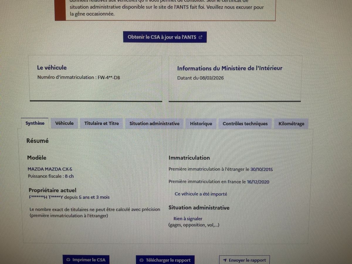 Mazda CX-5 d'occasion