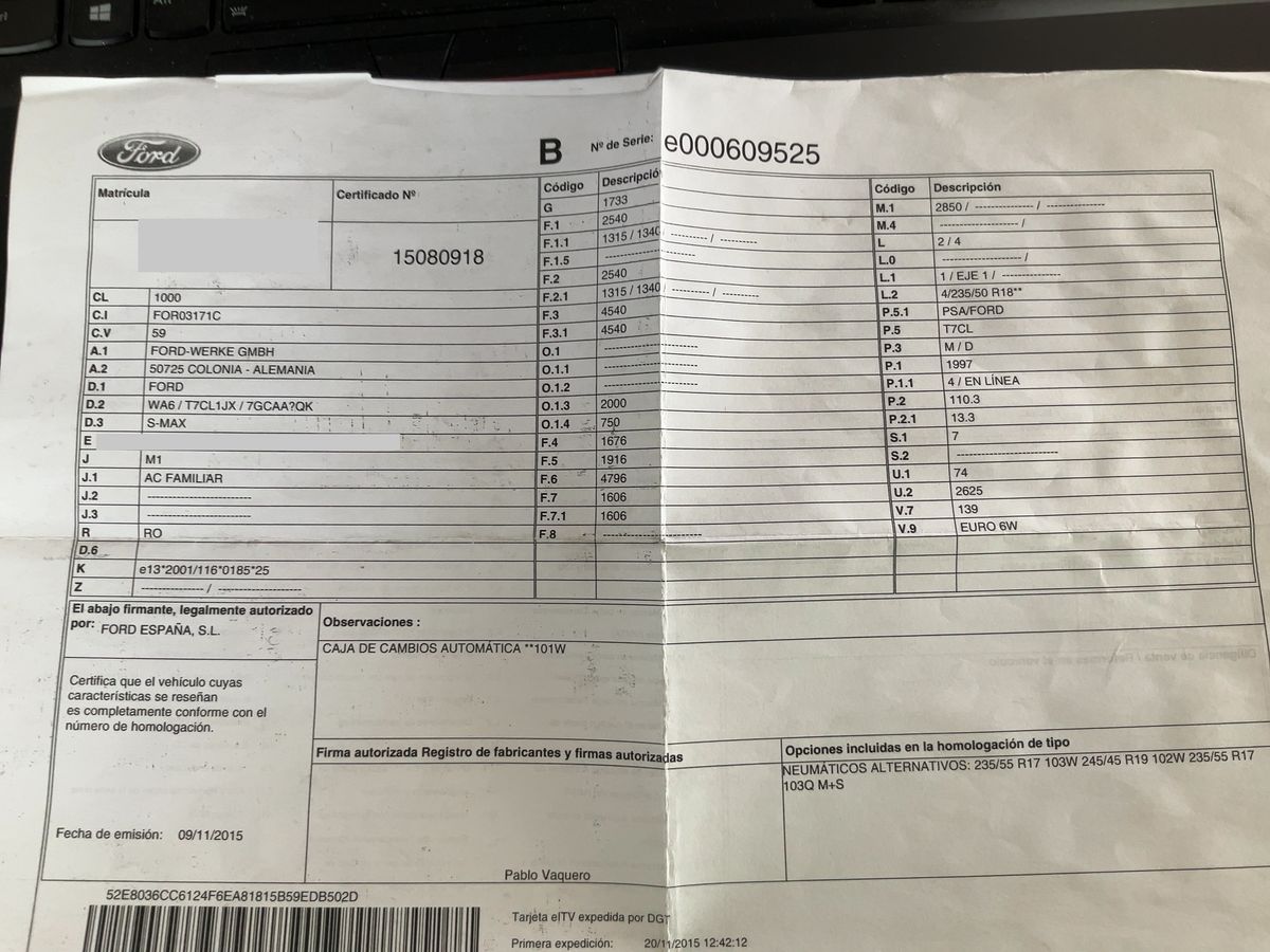 Ford S-Max d'occasion