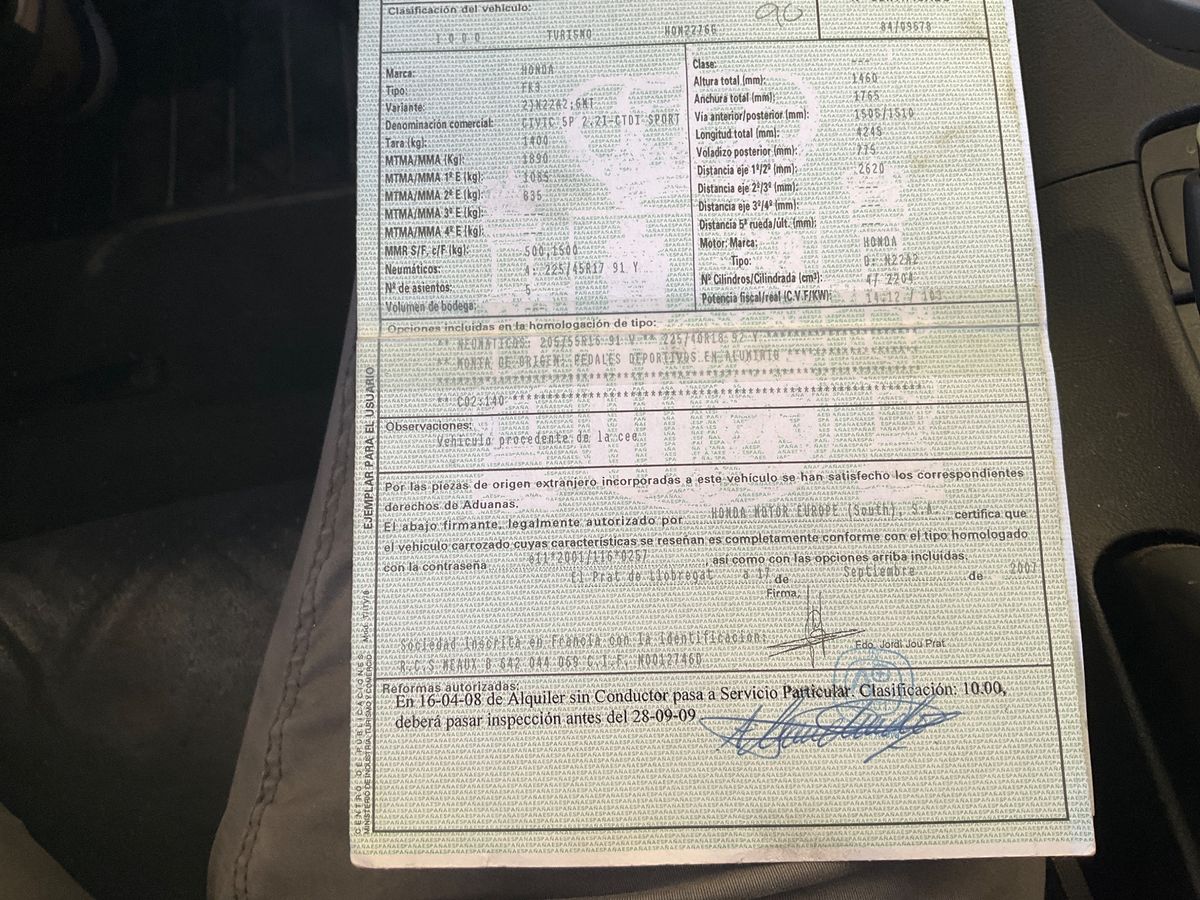 Honda Civic 2.2 CTDI Sport