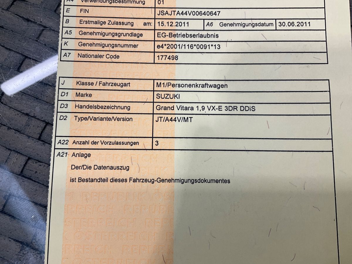 Suzuki Grand Vitara 1.9 DDiS Deluxe