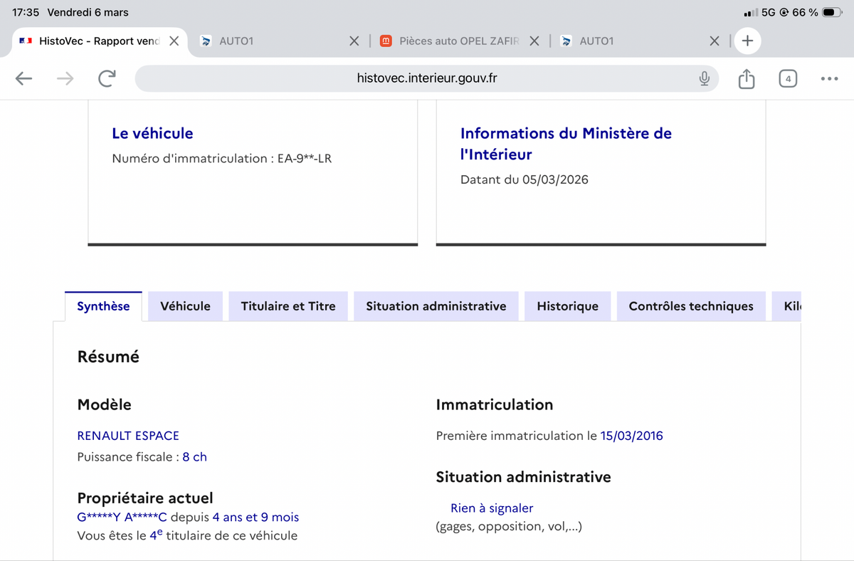 Renault Espace d'occasion