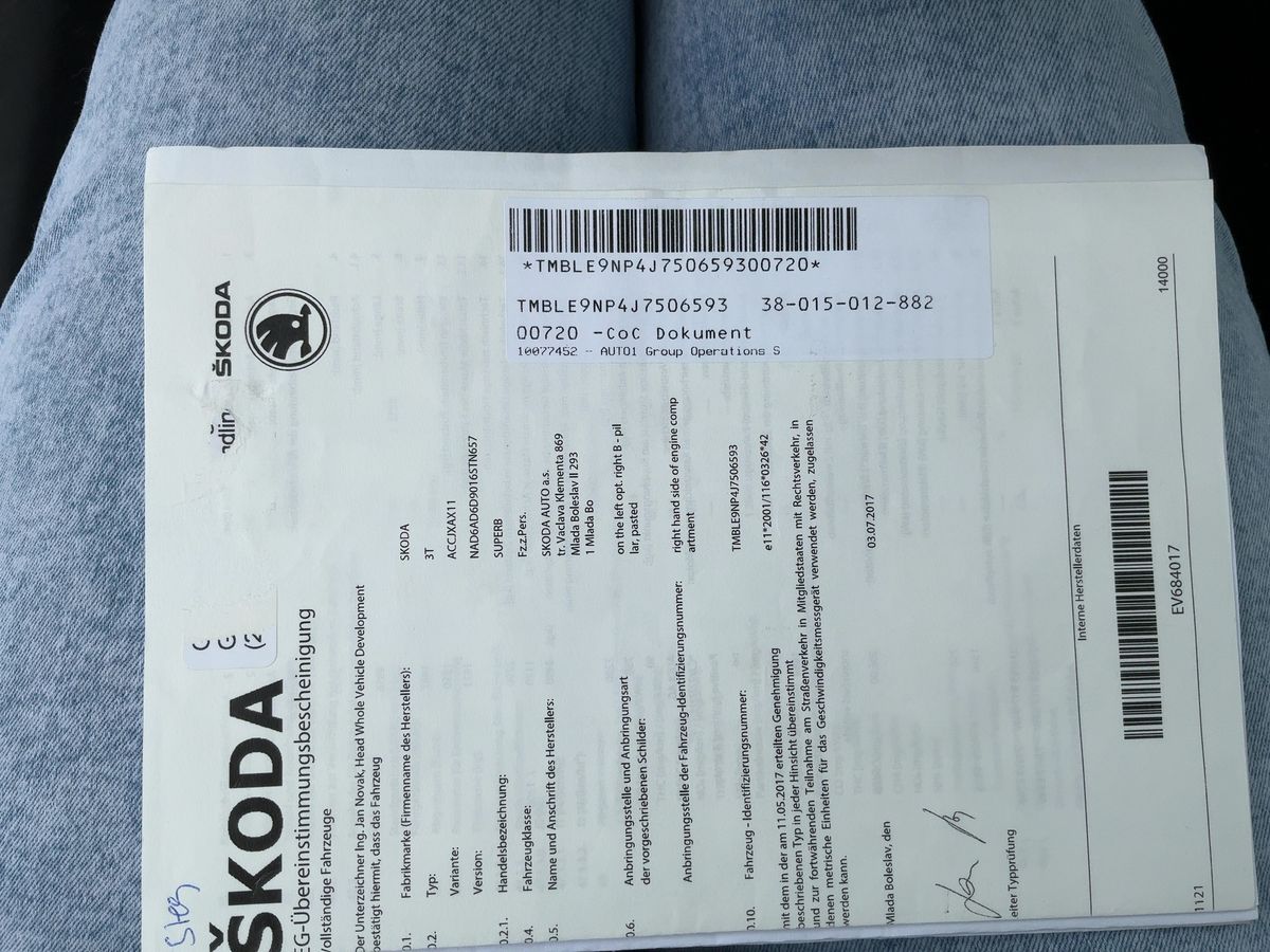 Skoda Superb d'occasion