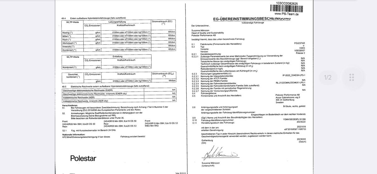 Polestar 2 d'occasion