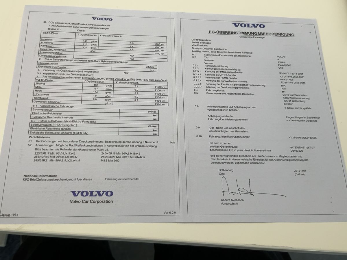 Volvo V90 d'occasion