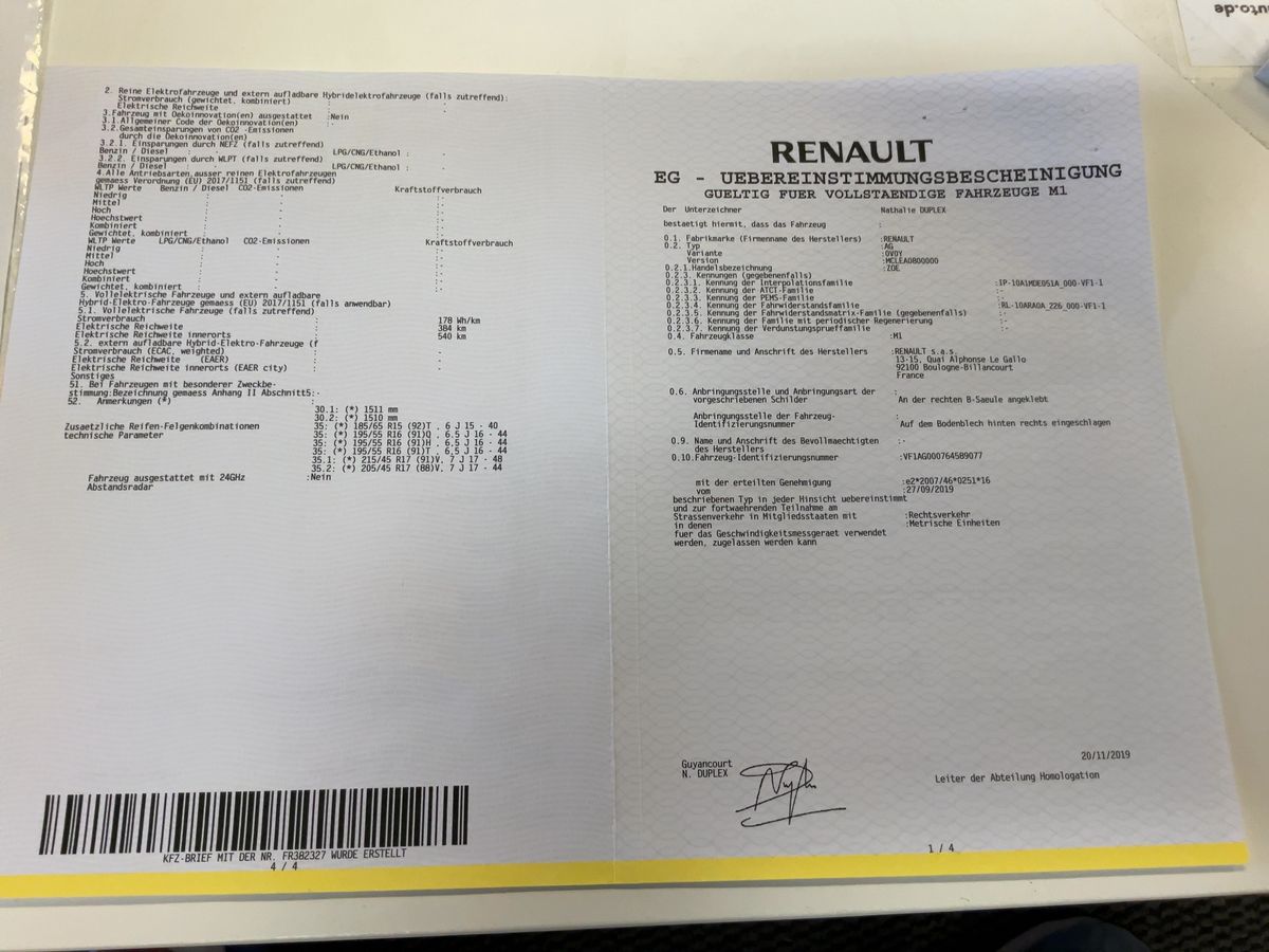Renault Zoe d'occasion