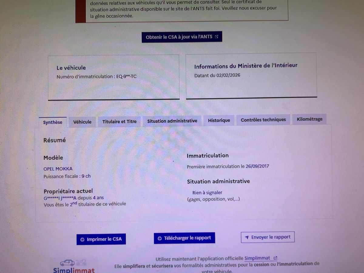 Opel Mokka d'occasion