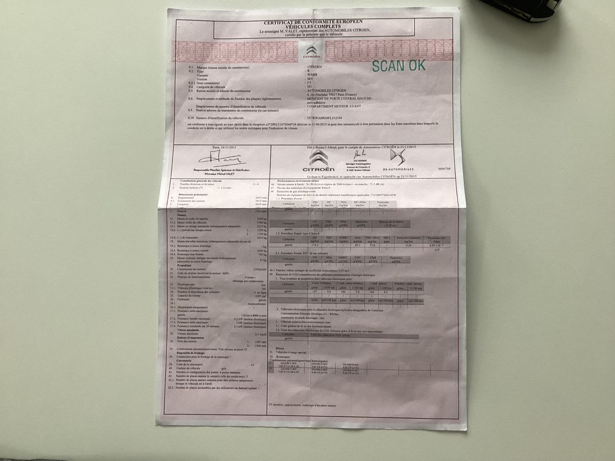 Citroen C5 d'occasion