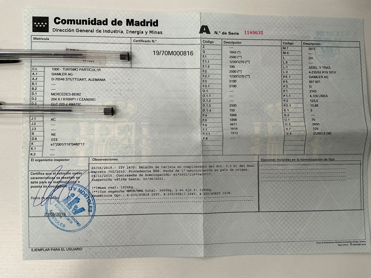 Mercedes-Benz GLC-Klasse d'occasion