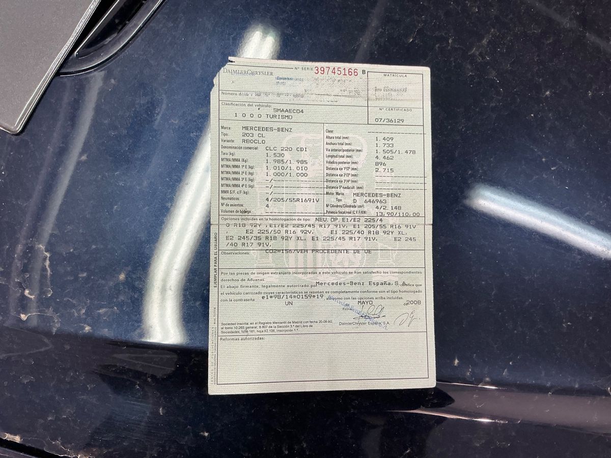 Mercedes-Benz CLC-Klasse d'occasion