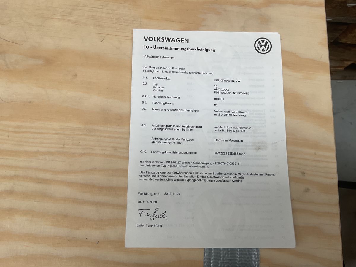 Volkswagen Beetle 2.0 TSI Sport