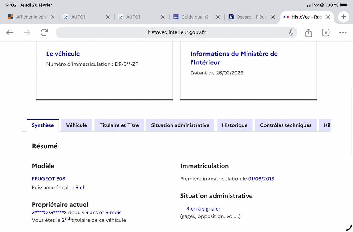 Peugeot 308 d'occasion