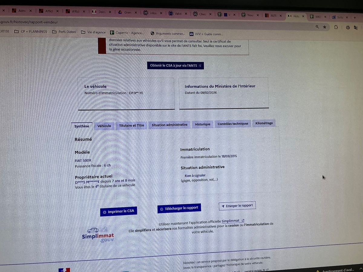 Fiat 500X d'occasion