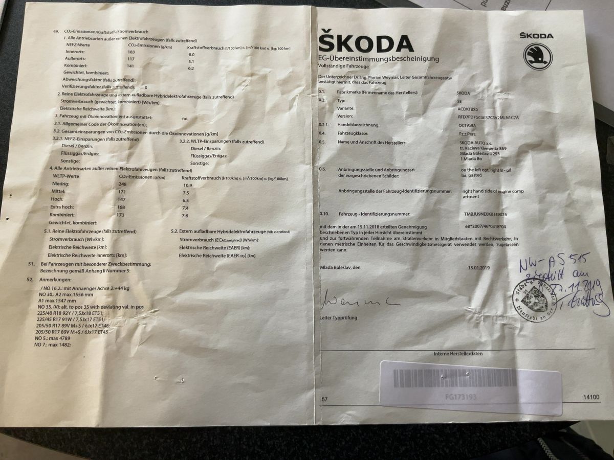 Skoda Octavia d'occasion