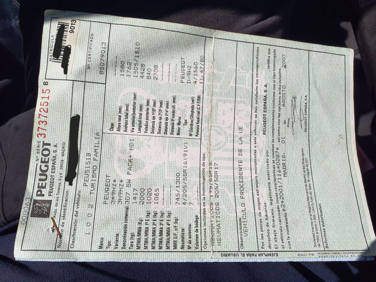 Peugeot 307 1.6 HDi SW D-Sign