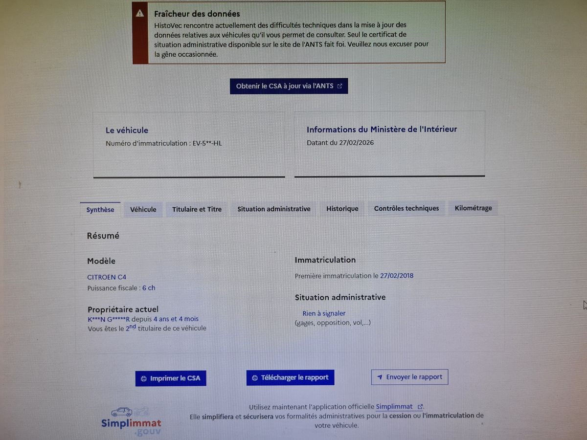 Citroen C4 d'occasion