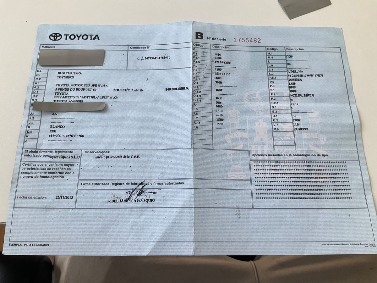 Toyota Avensis d'occasion