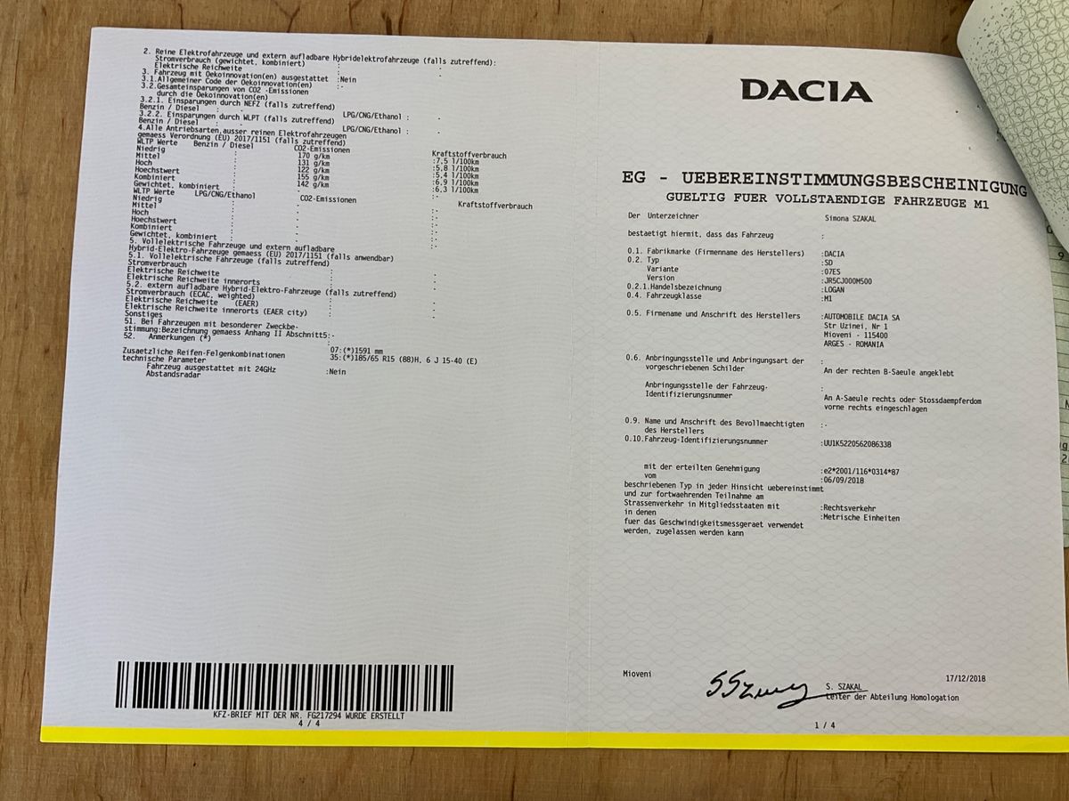 Dacia Logan d'occasion