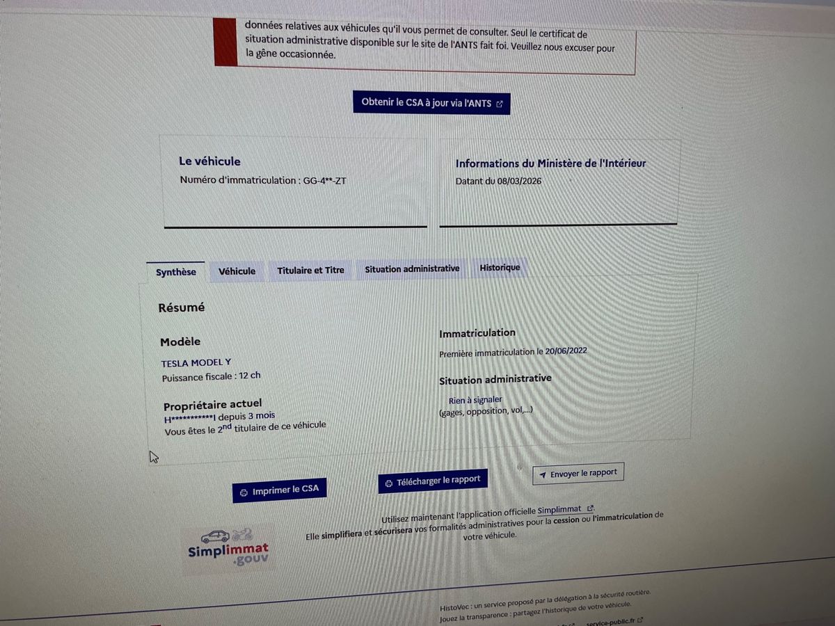 Tesla Model d'occasion