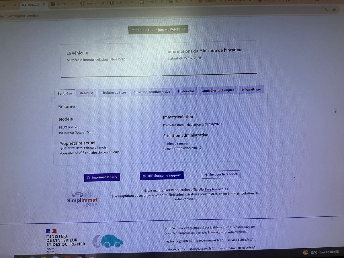 Peugeot 208 d'occasion