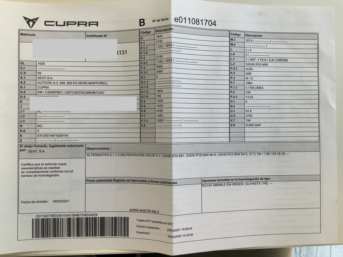 Cupra Formentor d'occasion