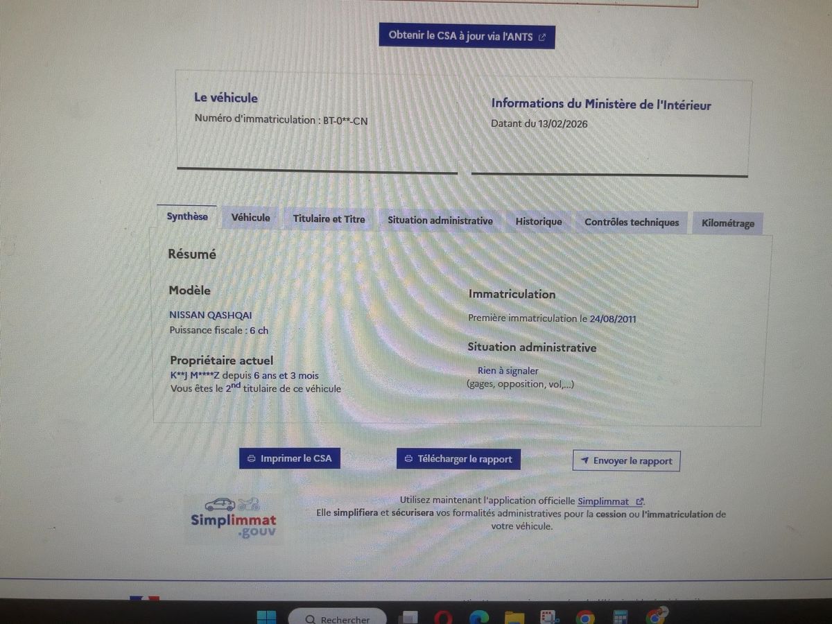 Nissan Qashqai d'occasion