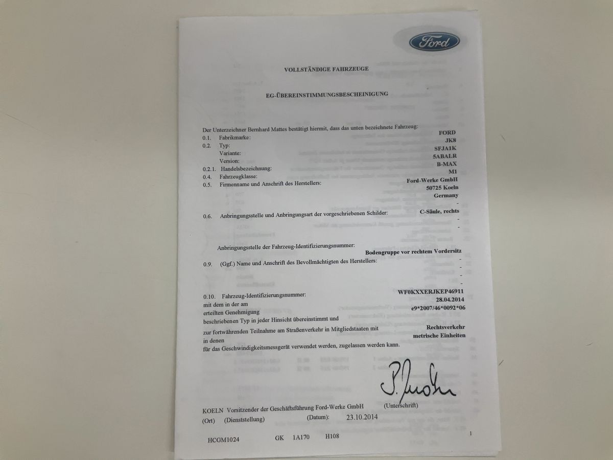 Ford B-Max d'occasion