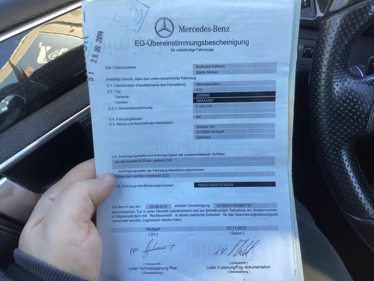 Mercedes-Benz E-Klasse d'occasion